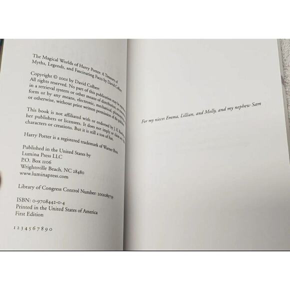 Harry Potter Magical World Myth, Legends Facts & Tales of the Beetle Book - Picture 7 of 11